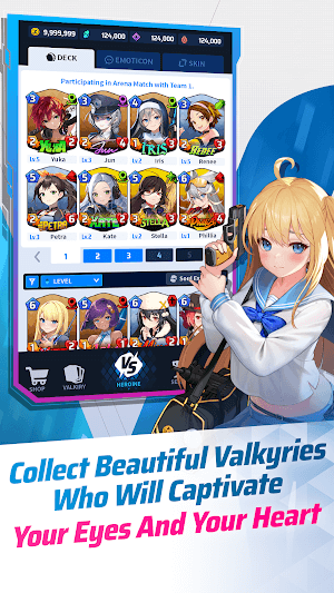 Thu thập các chiến binh Valkyries quyến rũ nhưng mạnh mẽ