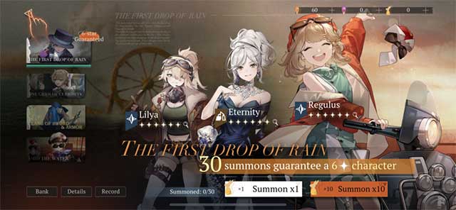 Các nhân vật huyền thoại - Lilya, Eternity và Regulus