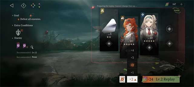 Replay tối đa bốn lần để nhận phần thưởng cấp số nhân