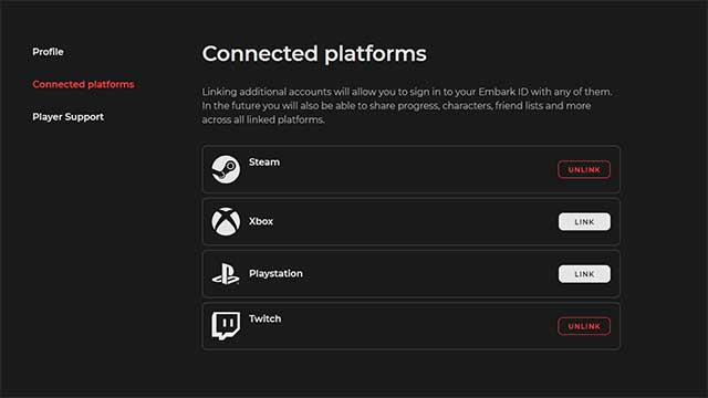 Để liên kết tài khoản Twitch của bạn với The Finals, bạn phải có tài khoản Embark