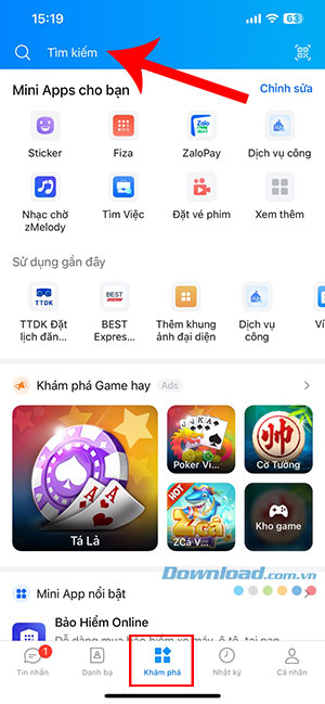 xem lich bong da tren Zalo 1*441811