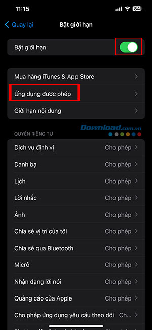 khoa ung dung tren iPhone 6*441925