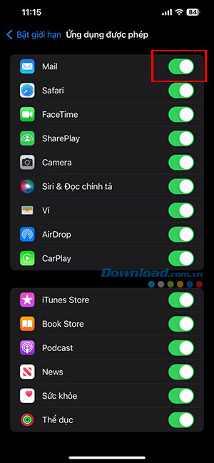 khoa ung dung tren iPhone 7*441929