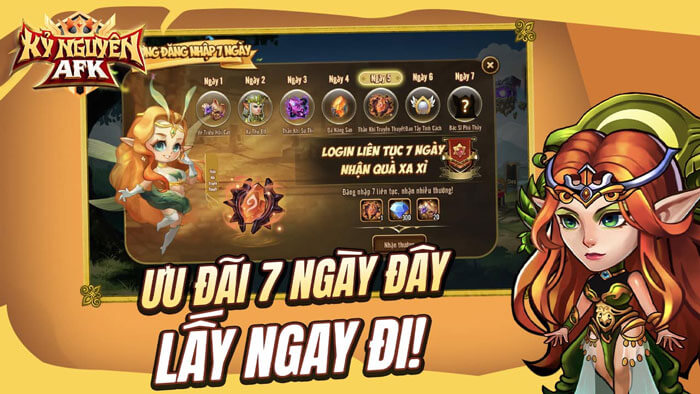 Đăng nhập 7 ngày – Tặng tướng SSR