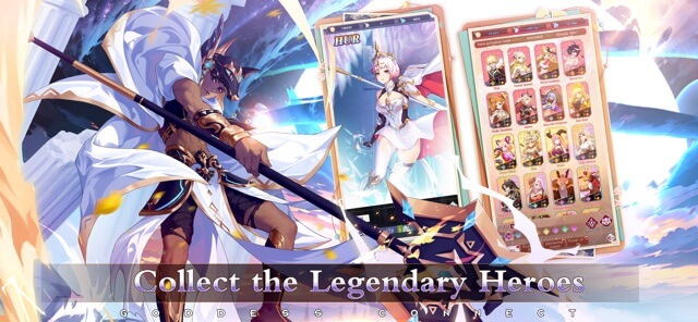 Thu thập các nữ anh hùng huyền thoại trong game Goddess Connect
