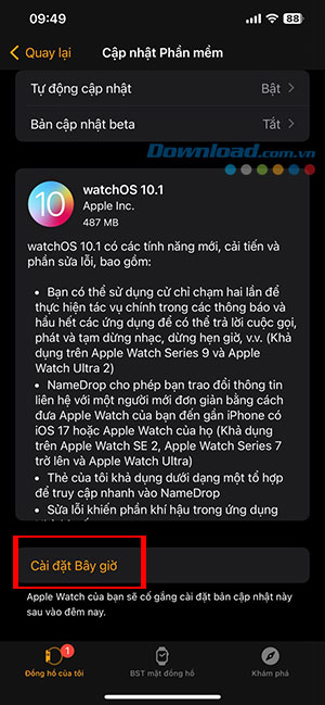 cap nhat watchOS 10 2*442090