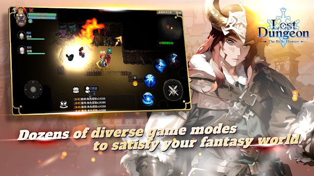 Hàng chục chế độ trò chơi hấp dẫn cho bạn trải nghiệm thế giới giả tưởng Lost Dungeon The Relic Hunter