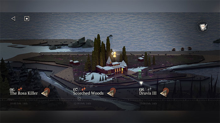 Nhấn vào biểu tượng phát sáng màu vàng để hiển thị các câu đố trong Reverse: 1999