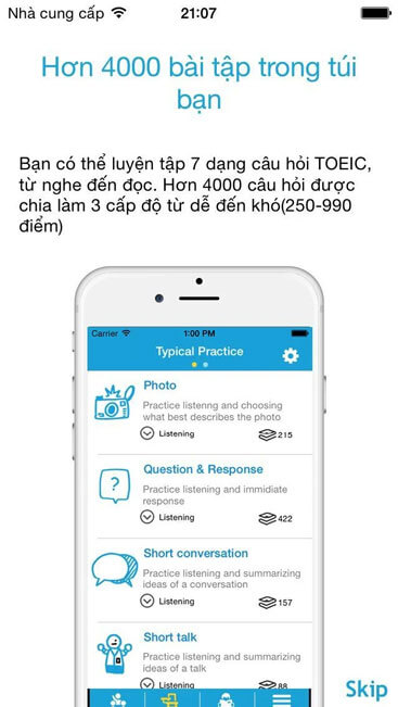 Hệ thống bài tập phong phú