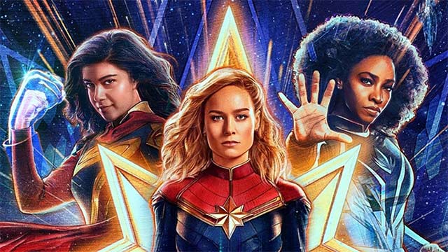 Poster phim The Marvels - Biệt đội Marvel chiếu rạp từ 10/11/2023