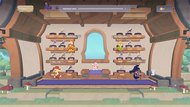 Quản lý cửa hàng đũa thần ma thuật trong khi chơi Wonder Wandelier game