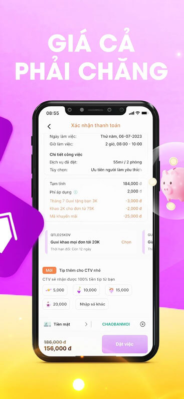Giá cả phải chăng