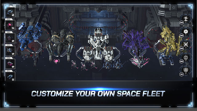 Tùy chỉnh phi đội không gian của bạn