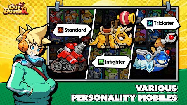 Nhiều thiết bị Mobile theo phong cách khác nhau cùng bạn chiến đấu