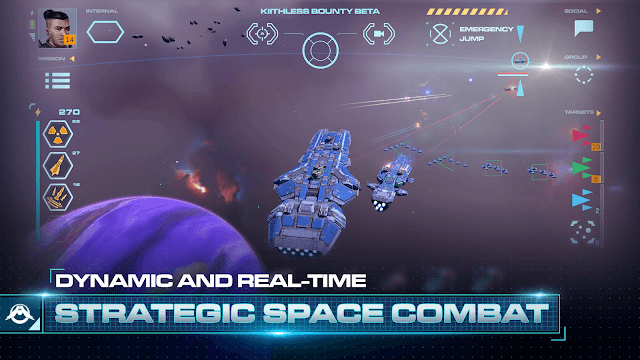 Tham gia các trận đánh chiến thuật hoành tráng ngoài không gian trong game Homeworld Mobile