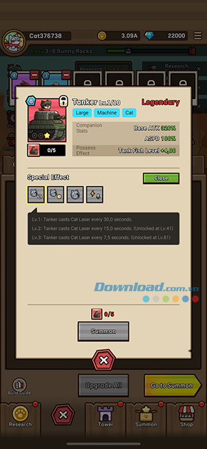 cat hero idle rpg companion list 1*443456