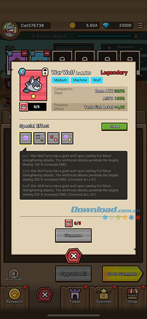 cat hero idle rpg companion list 3*443458