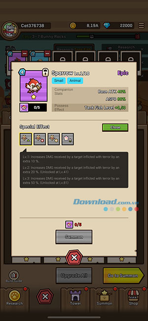 cat hero idle rpg companion list 4*443461