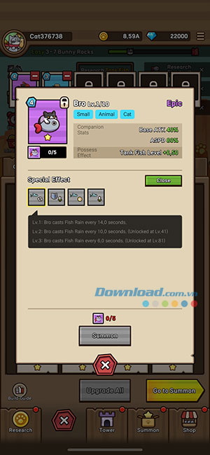 cat hero idle rpg companion list 5*443460