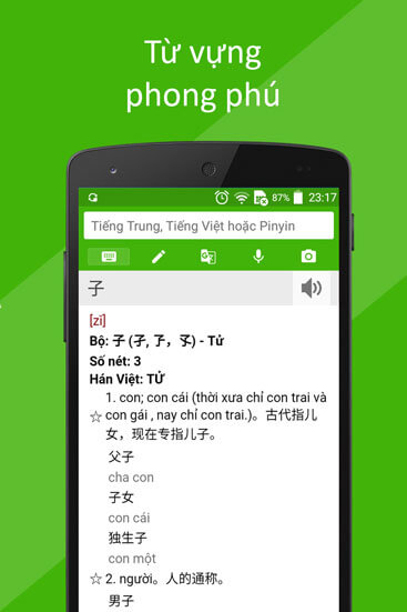 Từ vựng phong phú