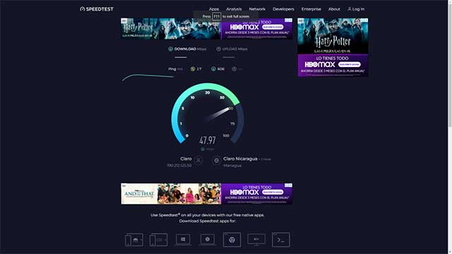 Kiểm tra tốc độ Internet của bạn