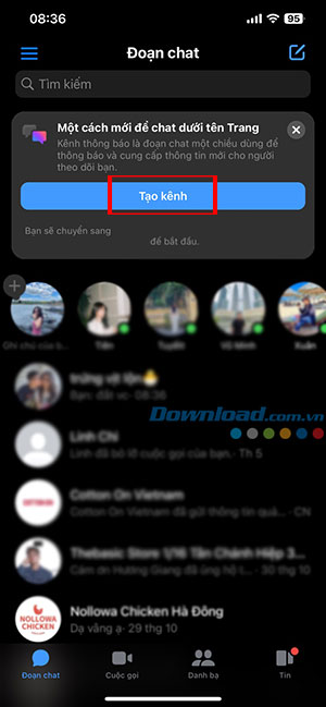 tao kenh thong bao Facebook Messenger 4*444110