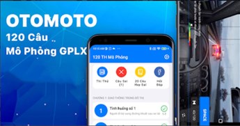 120 Câu Mô Phỏng GPLX OTOMOTO cho Android
