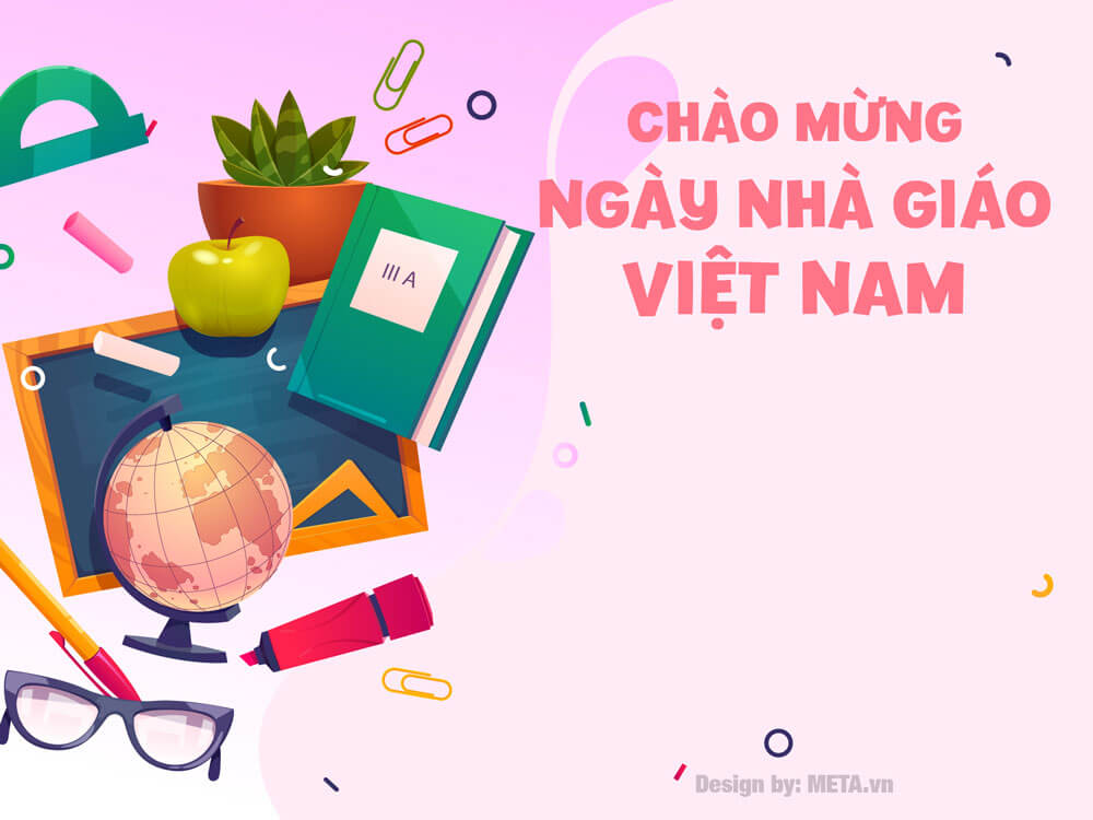 Mẫu thiệp Chúc mừng ngày Nhà giáo Việt Nam 20-11