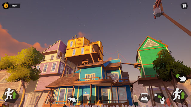 Hello Neighbor Nicky's Diaries cho bạn khám phá một vùng ngoại ô tuyệt đẹp, đầy màu sắc