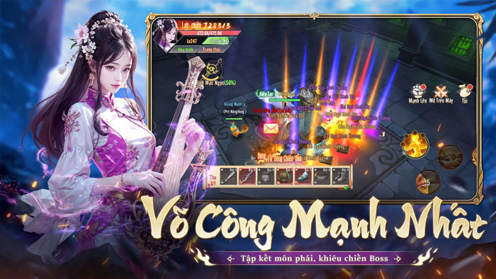 Võ công mạnh nhất! Tập kết môn phái, khiêu chiến Boss