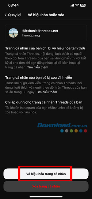 xoa tai khoan Threads 6*444553
