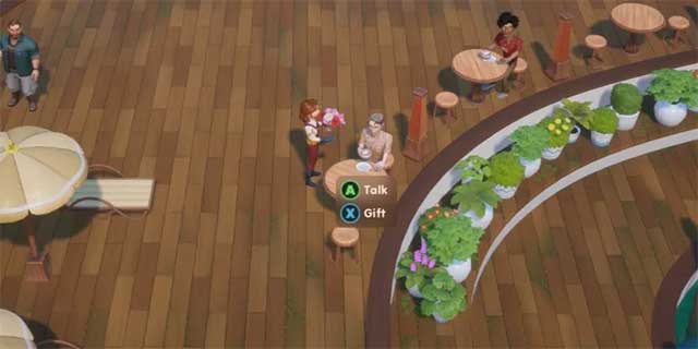 Việc tặng quà sẽ nâng cao mối quan hệ với những nhân vật bạn gặp