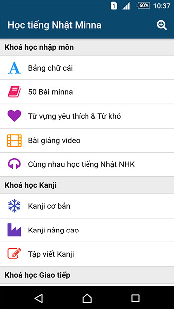 Học tiếng Nhật Minna NoNihongo