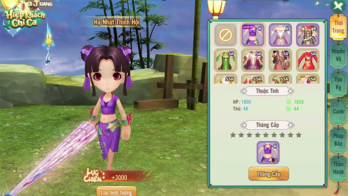 Game kiếm hiệp MMORPG 3D với phong cách chibi - Hiệp Khách Chi Ca