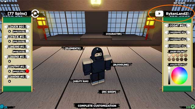 Sao chép code Shinobi Life 2 rồi dán mã vào hộp đổi quà