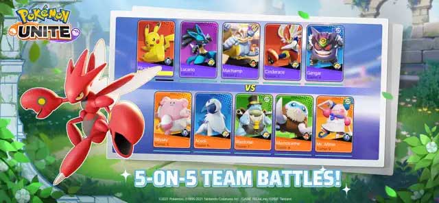 Lập đội Pokemon của riêng bạn và tranh tài trong các trận đấu 5v5