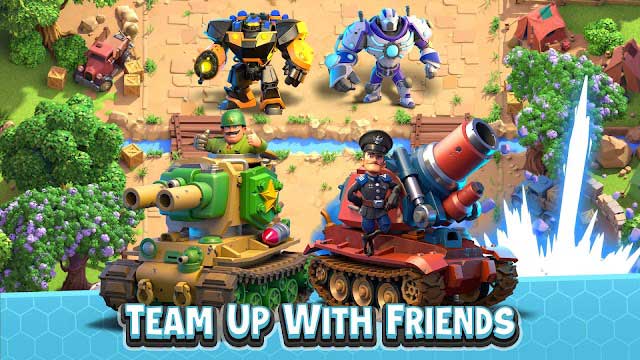 Lập team với bạn bè
