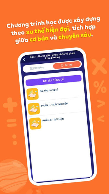 Chương trình học hiện đại