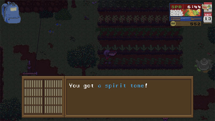 Người chơi sẽ nhận được Spirit Tome khi mở khóa được một khu vực mới trong Spirittea