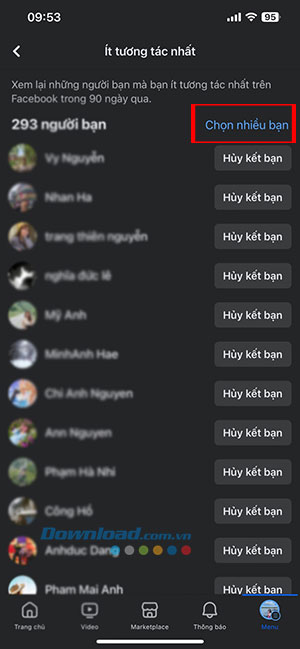 loc ban be khong tuong tac Facebook 7*446233