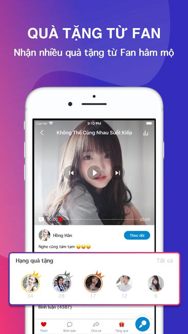 Nhận nhiều quà tặng từ fan