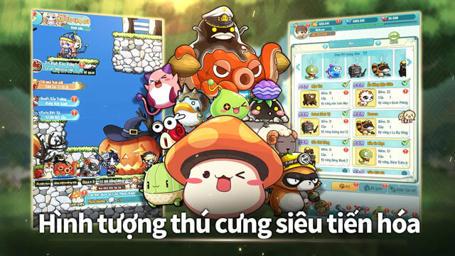 Đồ họa 2D, tạo hình thú cưng siêu tiến hóa
