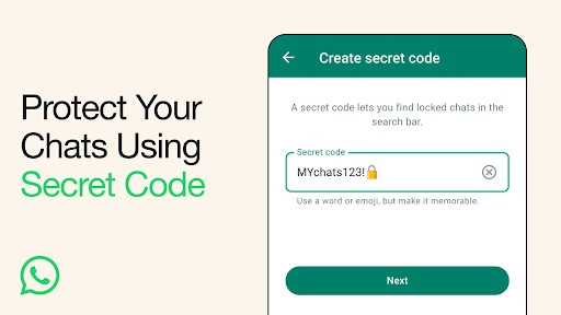 Sử dụng mã bảo mật để khóa cuộc trò chuyện trên WhatsApp
