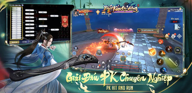 Giải đấu PvP chuyên nghiệp so trình cao thấp