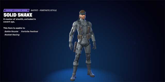 Để mở khóa Solid Snake trong Fortnite, người chơi phải mua Battle Pass
