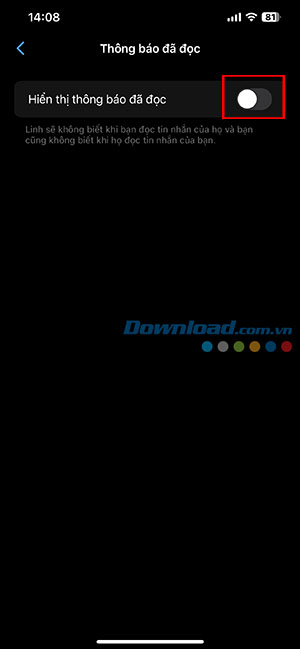 tat thong bao da doc Messenger 3*447641