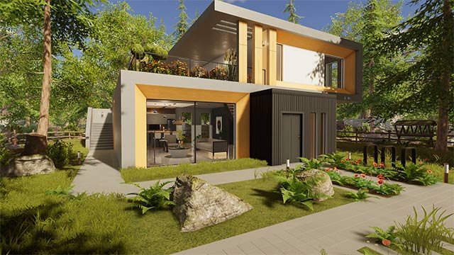 Thiết kế nội ngoại thất và trang trí ngôi nhà mơ ước bằng trí tưởng tượng không giới hạn