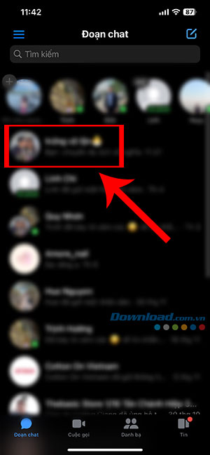 thayp doi chu de Giang Sinh Facebook Messenger 1*448022