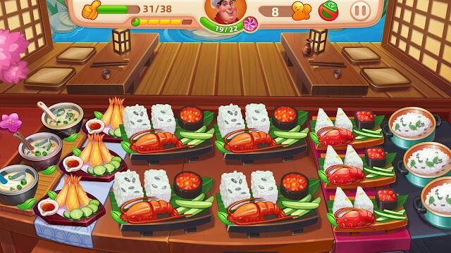 Nấu các món ăn thuộc nhiều nền ẩm thực khác nhau trong game Cooking Yummy