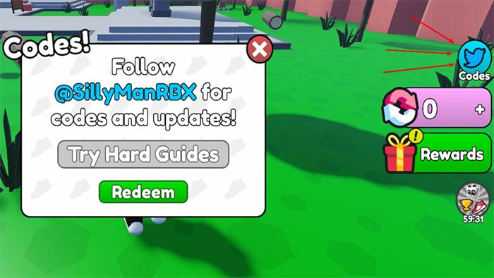 Cách nhập code Catch Me If You Can